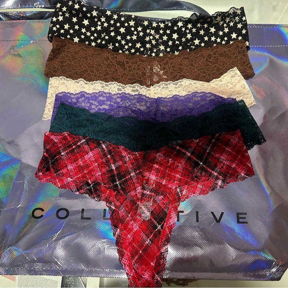 Victoria's Secret lacie thongs pack